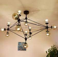 The chandelier has been professionally rewired and comes with all the necessary attachments for modern installation. China Modern Magic Bean Dna Chandelier Ceiling Modo Jason Miller Lamps Nordic Art Deco Glass Ball Hanging Lamp Kitchen Light Fixtures China Pendant Light Pendant Lamp