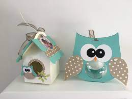 Nichoir Hibou Boite A Dragees Bapteme Originale Scrapbooking Boite A Dragees Bapteme Boite Dragees Craft