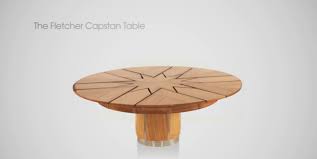 The Fletcher Capstan Table Feel Desain Your Daily Dose Of Creativity In 2020 Capstan Table Table Expanding Round Table