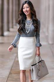 72 Fashionable Work Outfits To Achieve A Career Girl Image Professional Work Outfit Spring Work Outfits Work Outfits Women