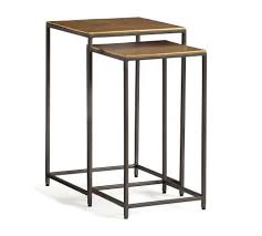 Wes Cube Coffee Table Pottery Barn Side Table Bronze Side Table Accent Side Table