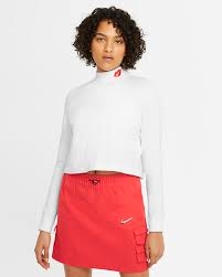 3er pack damen city shirt top mit stehkragen ohne arm 。 flache. Nike Sportswear Langarm T Shirt Mit Stehkragen Fur Damen Nike De