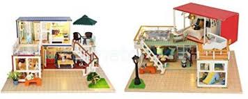Alpinetopline 2 Sets Diy Japanese Style Miniature Dollhouse