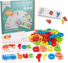 The english language includes some of the most eloquent and beautiful words in the world. Buy See And Spell Learning Toy Spelling Puzzle Sight Words Matching Game Montessori Preschool Educational Toys For Kids Boys Girls Age 3 Years Old 28 Flashcards And 52 Wooden Alphabet Blocks Online