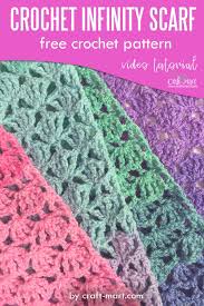 Patterns preceded by an asterisk (*) are in pdf format. Easy Crochet Infinity Scarf Pattern For Spring And Summer Craft Mart