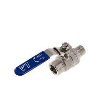 Male To Female R/Rp 1/2 inch PN 63 2-Way Stainless Steel Ball Valve