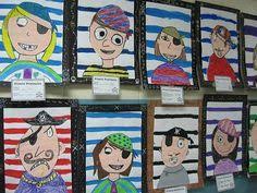 Pirate Portraits Pirate Crafts Pirate Activities Pirate Art
