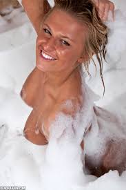 Brunettes wet bathtub bathtub boners bathtub beauty bathtub sex. Naked Blonde Babe In A Bubble Bath Happily Flirts By Smiling Xbabe