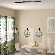 Ivy Bronx Taplin 3 Light Kitchen Island Geometric Pendant Reviews Wayfair