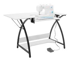 Sewing Machine Table Resin Compact Folding Lightweight Craft Desk Portable Table Sewing Machine Tables Sewing Table Workstation