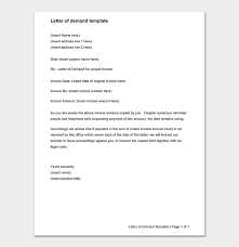 Written on it are terms, and it urges the recipient/s to put these into action. 40 Free Demand Letters How To Write With Template Examples
