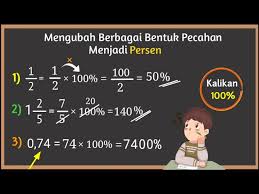 Kalkulator persen ke pecahan biasa online membantu mengubah persen menjadi pecahan tepat / tidak layak dan bilangan campuran untuk input yang diberikan. Cara Mengubah Bilangan Pecahan Menjadi Persen Kunci Jawaban Belajar Dari Rumah Tvri Untuk Sd Kelas 4 6