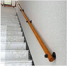 Paired with the right balusters, this type of handrail can be the perfect option for an entryway staircase. Masp Stair Handrail Stair Railing Hand Rails Wall Mounted Bannister Stair Handrail Complete Kit Antiantislip Handrails Safe For Elder Stairs Step Railing Bracket Indoor