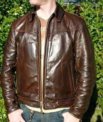 My Broken In Aero Highwayman About 3 Months Brown Leather Jacket Men Leather Jacket Men Leather Outfit