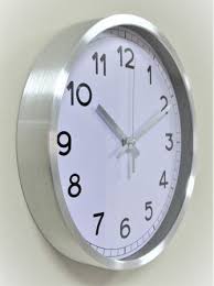 Moderne funkuhren muessen nicht immer modern aussehen sondern koennen auch ein nostalgisches design besitzen. Imc Wanduhr Metall Alu Uhr Buro Kuche Wohnzimmer Modern Grosses Ziffernblatt Weiss Gut Lesbar Quartz Xl Imc Manufactoria