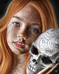 Elisa Day Painting by Porfirio Malacoda