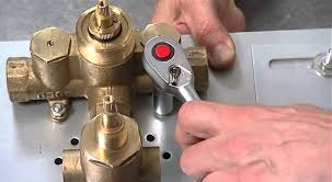 When installing a bar mixer shower valve such as the one shown, it is first necessary to run hot and cold pipework to the valve. Attaching A Shower Valve And Fitting To The Wall Stud Youtube