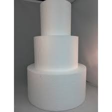 Styrofoam Cake Dummies Round And Square Dense White Foam In A Variet Art Is In Cakes Bakery Supply