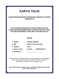 Contoh kerangka karangan ilmiah cara golden. Cover Karya Tulis Ilmiah