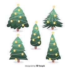 Download Hand Drawn Christmas Tree Collection For Free Illyustracii Risunki