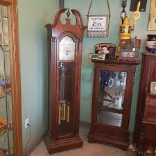 The logo of howard miller mostly runs in a horizontal frame in the center of the dial. Howard Miller Grandfather Clock Etsy
