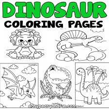 Show your kids a fun way to learn the abcs with alphabet printables they can color. Dinosaur Coloring Pages Archives Easy Peasy And Fun