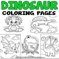 However, the baby dinosaurs just hatched from the eggs look pretty cute. Dinosaur Coloring Pages Archives Easy Peasy And Fun