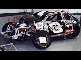 Has the shell of will power's car from that crash in his car graveyard. High Speed Heroes Dale Earnhardt Death Nascar Race Cars Dale Earnhardt Chevrolet