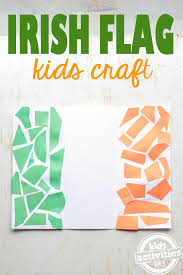 Patrick's day party, nobody wil resist these lovely use green, white and orange icing to decorate the cookies to irish flag looking. Easy Fun Kids Irish Flag Craft Kids Activities Blog