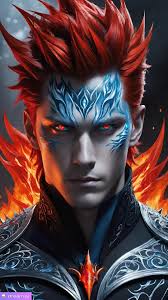 More OCTOABER! Akaija, the Ashmaker Described by his friends as “warm,”  “boundlessly kind despite his exterior,” and “honestly kind of an  edgelord.” He's best described through contrasts to his fellow Toa, Kolihua.