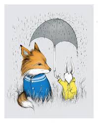 The Most Unlikely Friends Seek No Return Print Illyustracii Lisy Risunki Illyustracii