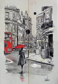 Sir hugh casson, president of london's royal academy of art, referred to him . Somewhere In London Drawing By Loui Jover Saatchi Art