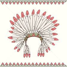 A fixture in american history, the cherokee indian nation has a unique and proud heritage. Hand Drawn Native American Indian Chief Headdress Vector Illustration C Bluelela 5548480 Stockfresh