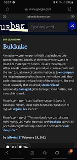 Bukkake definition
