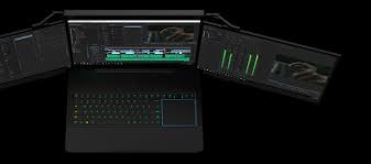 Asus with avf combination custom gaming & graphic pc desktop. Razer Project Valerie Triple Display Laptop
