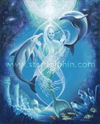 Lemurian Awakening By Eva M Sakmar Sullivan Stardolphin Dolphin Art Mermaid Art Dolphins