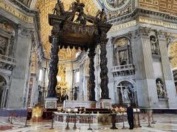 The papal basilica of saint peter in the vatican, or simply saint peter's basilica, is a church built in the renaissance style located in va. Bernini S Baldacchino Is Actually A Ciborium Catholic Review