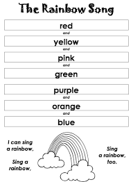 Rainbow Worksheets For Kindergarten Rainbowsongbw 797 1086 In 2020 English Worksheets For Kids English Worksheets For Kindergarten Alphabet Worksheets Kindergarten