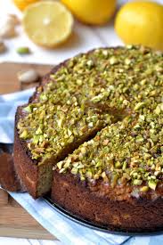 Pistachio Lemon Cake Paleo Grain Gluten Free Recipe Pistachio Dessert Almond Cakes Lemon Pistachio Cake