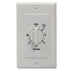 Utilitech In Wall Countdown Lighting Timer Lowes Com Bath Fan Timer Hardwired