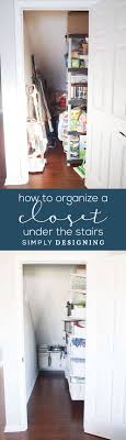 We turned our understairs cupboard in to a larder. How To Organize A Closet Under The Stairs Pantry Organization Ideas