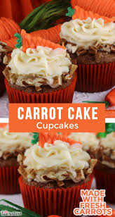 Carrot Cake Cupcakes Recipe In 2020 Cupcake Recipes Carrot Cake Cupcakes Dessert Recipes Easy