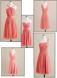 Coral Wedding Coral Bridesmaid Dresses Knee Length Bridesmaid Dresses Bridesmaid Dresses