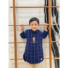 Minimal order 6 pcs permodel. Baju Kemeja Koko Anak Pakistan Aflah I By Agera Junior Shopee Indonesia