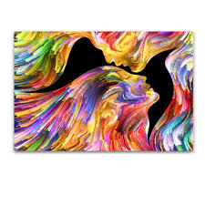 Maybe you would like to learn more about one of these? Startonight Tempered Acrylic Glass Wall Art Abstract Theme Colorful Silhouettes Artwork 24 X 36 Walmart Com Walmart Com