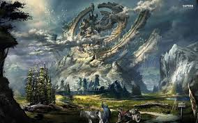 Anime Landscape Wallpapers Top Free Anime Landscape Backgrounds Wallpaperaccess