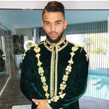 Jabador De Mariage Marocain Pour Homme Caftans Marocains Vetement Africain Homme Mariage Marocain Jabador Homme