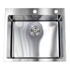 topmount 16 gauge stainless steel
