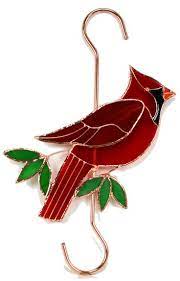 Stained Glass Cardinal Hook