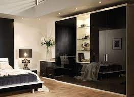 Black Shiny Bedroom Furniture Spalnya